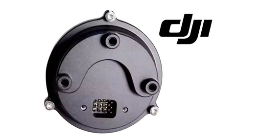 DJI Agras centrifugal motor housing with metal top plate and mounting screws