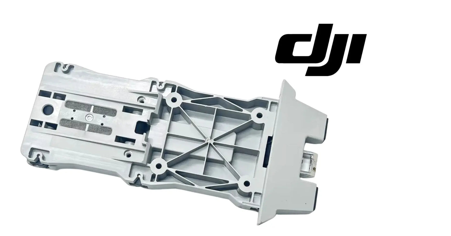 DJI T100 battery slider module, white housing with metal pins and black components