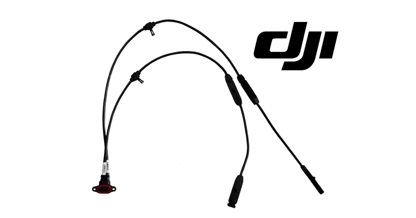 DJI T100 in-position detector cable with multiple black connectors and leads