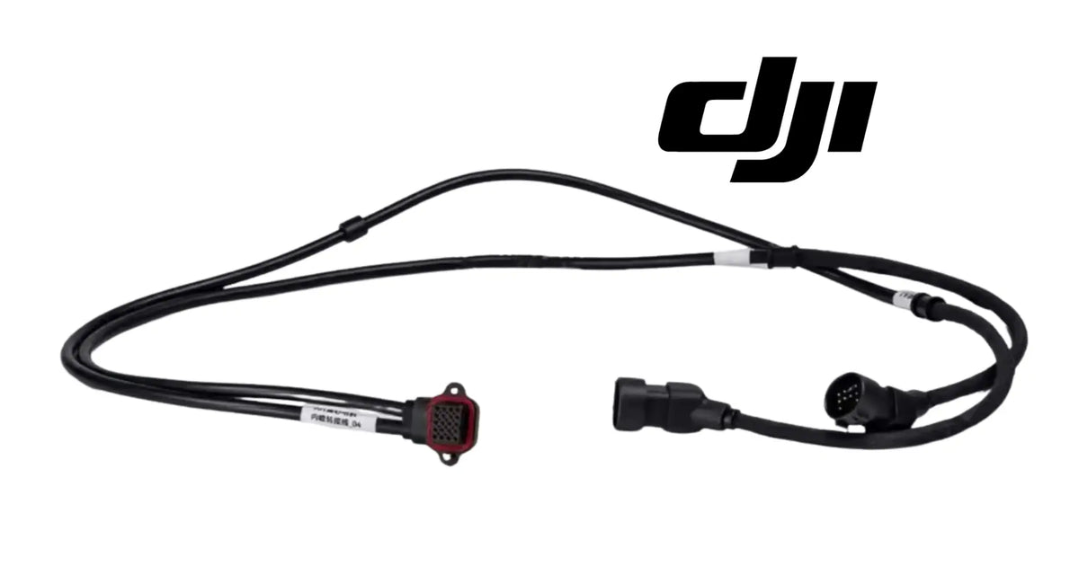 DJI Agras adapter cable with red-ring circular connector and black housing