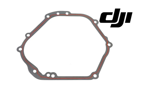 DJI crankcase gasket, rounded polygon with multiple mounting holes