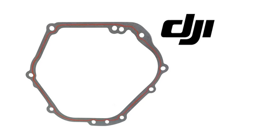 DJI crankcase gasket, irregular rounded shape with mounting bolt holes