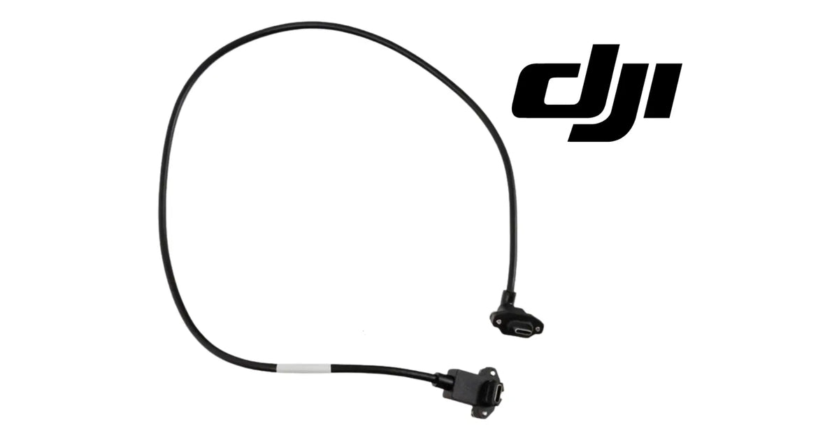 DJI T100 rear radar signal cable with two black connectors