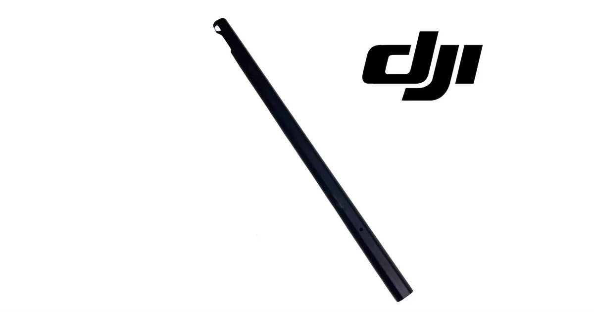 DJI Agras spray lance support rod, dark blue metal rod with end tip