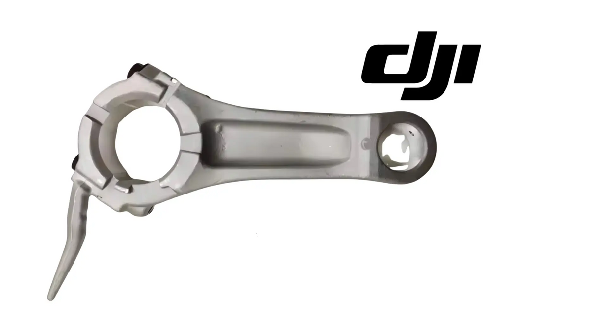 Aluminum connecting rod with forked pin ends for DJI T50 generator