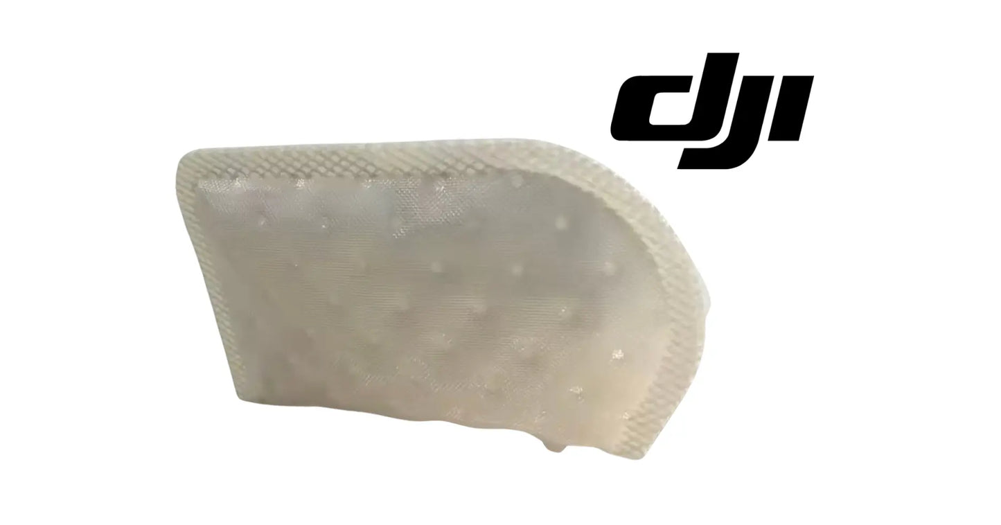 DJI T50 fuel pump filter sock, translucent light beige mesh sleeve