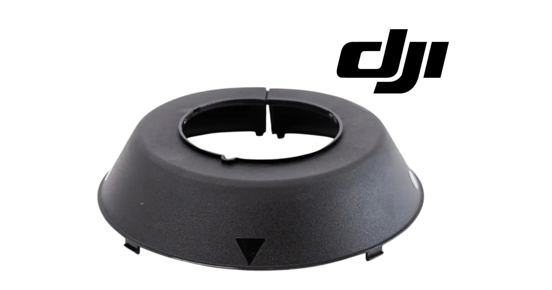 DJI Agras auger motor cover with recessed top opening, dark gray OEM part