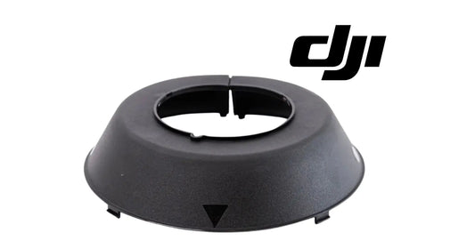 DJI Agras auger motor cover with recessed top opening, dark gray OEM part