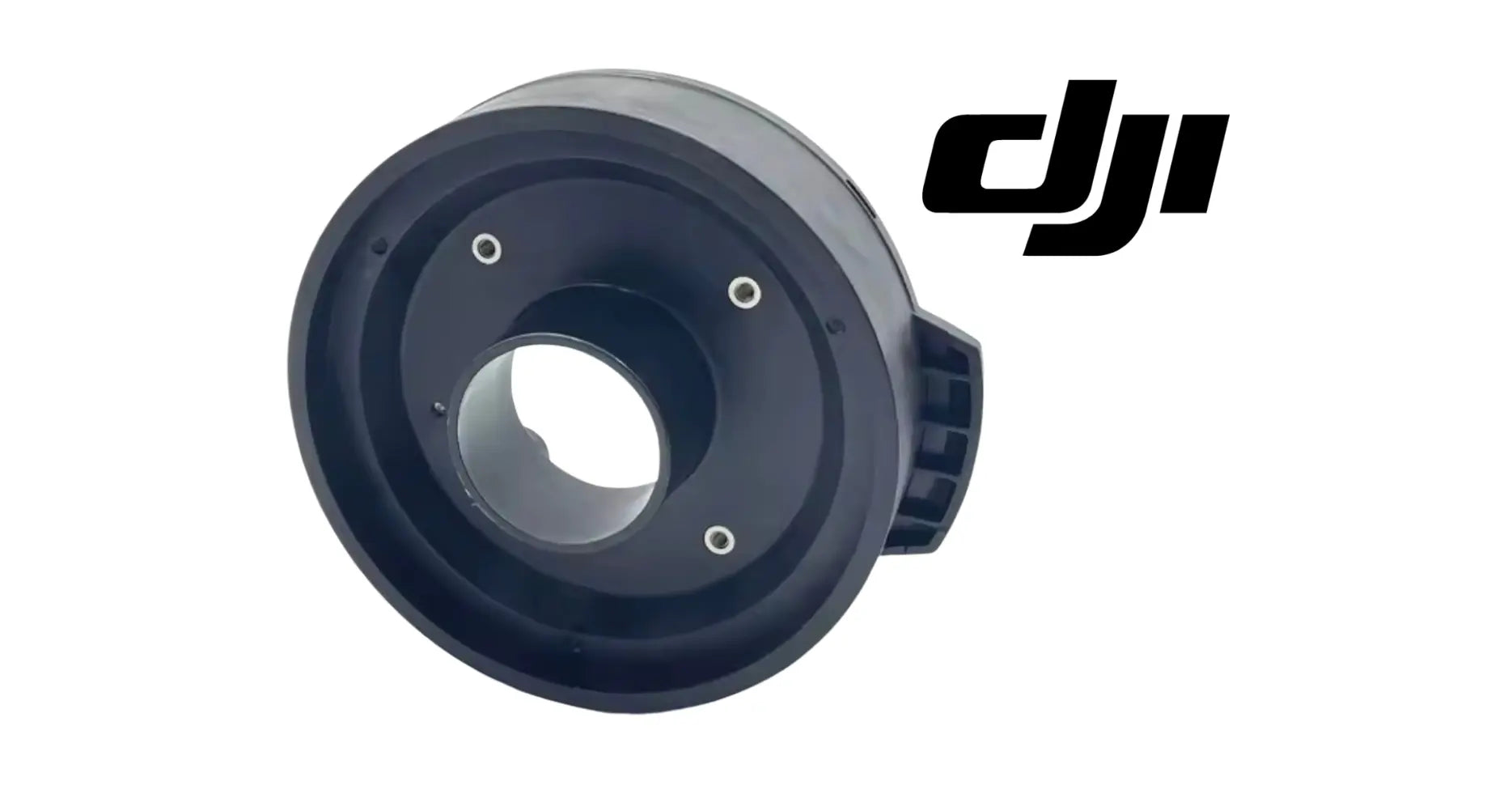 Auger motor base for DJI T100, dark circular housing with central bore and bolt holes