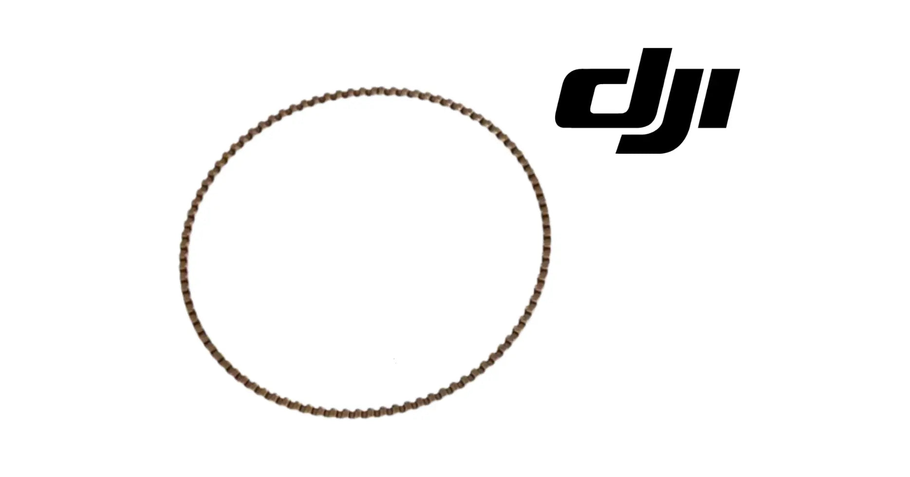 DJI piston ring, circular metal seal with outer brown finish