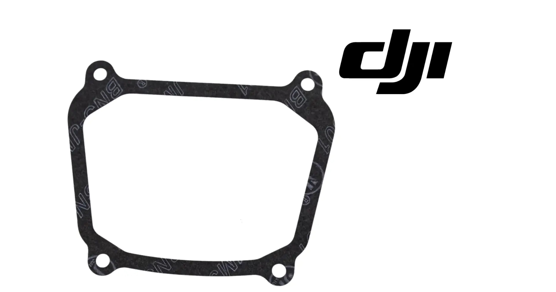 DJI cylinder head cover gasket, black rubber seal with four mounting holes