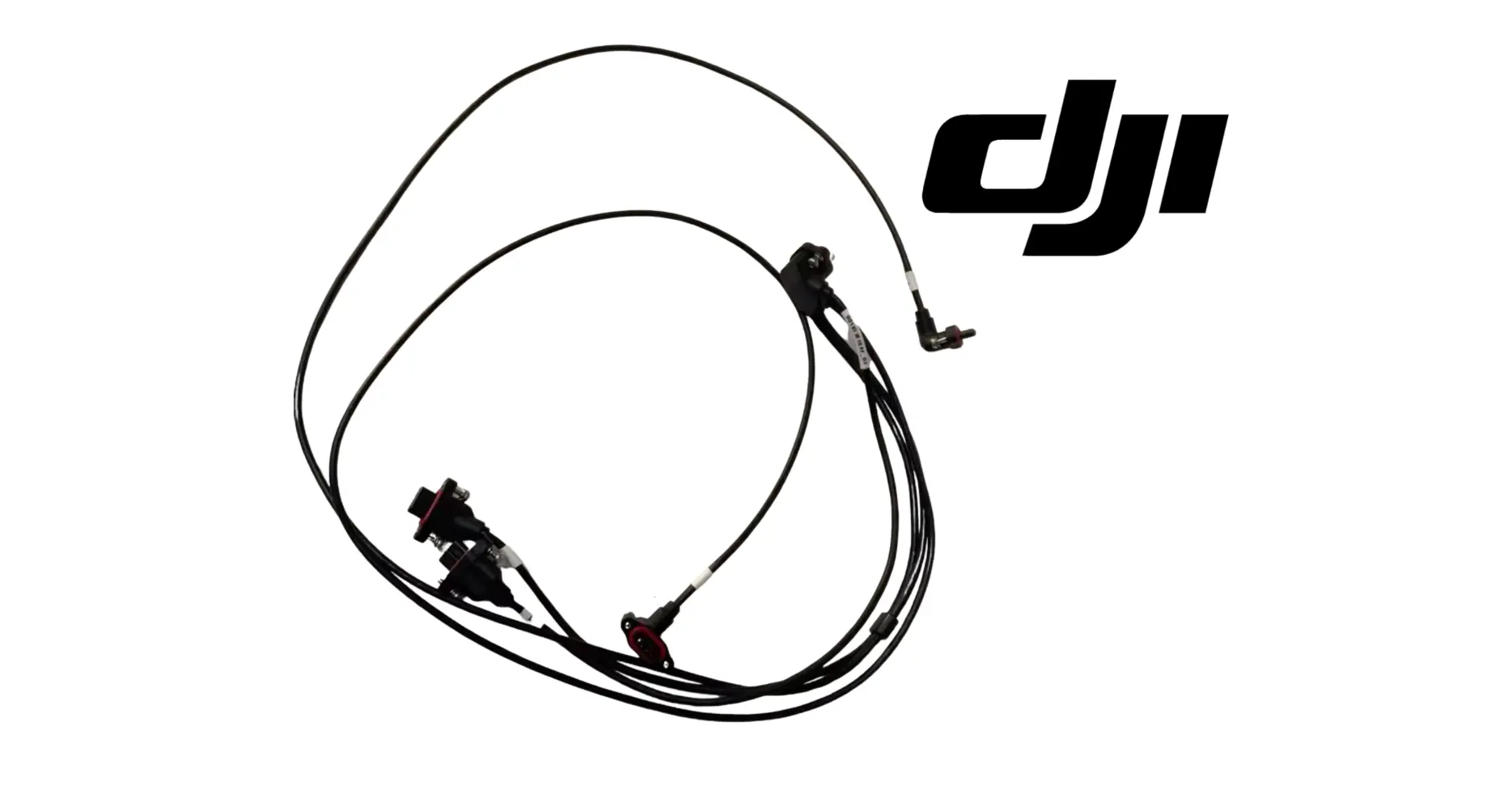 DJI Agras T100 weight sensor signal cable with black wiring and sensor connectors