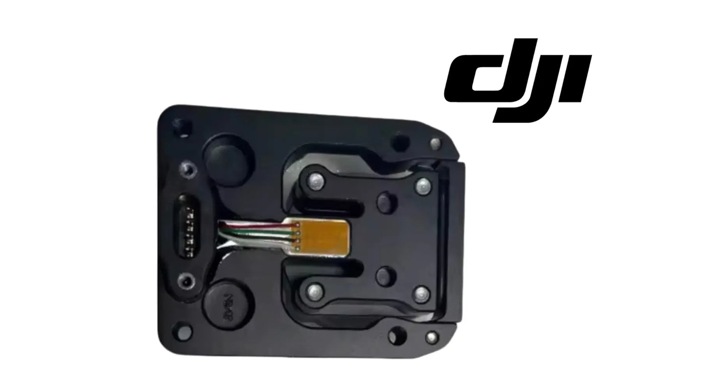 DJI T100 weight sensor module, black panel with gold sensor and connector pins