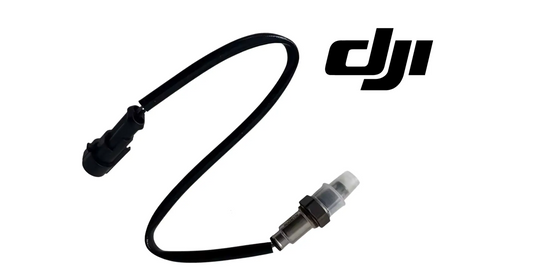 DJI oxidation sensor cable with two ends: black connector clip and gray sensor plug