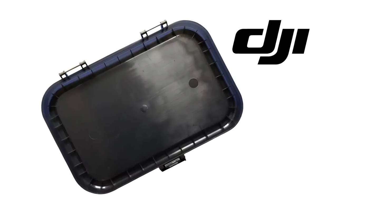 DJI Agras T30 spreading box cover: angled dark lid with molded rim