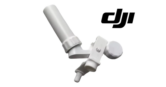 DJI water tank level gauge, gray L-shaped connector with round sensor head