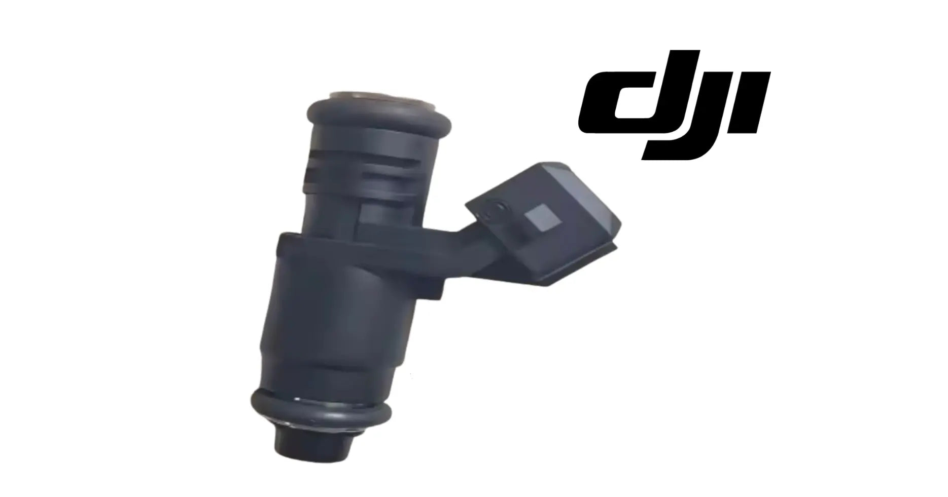 DJI EFI throttle body, black plastic valve with side electrical connector