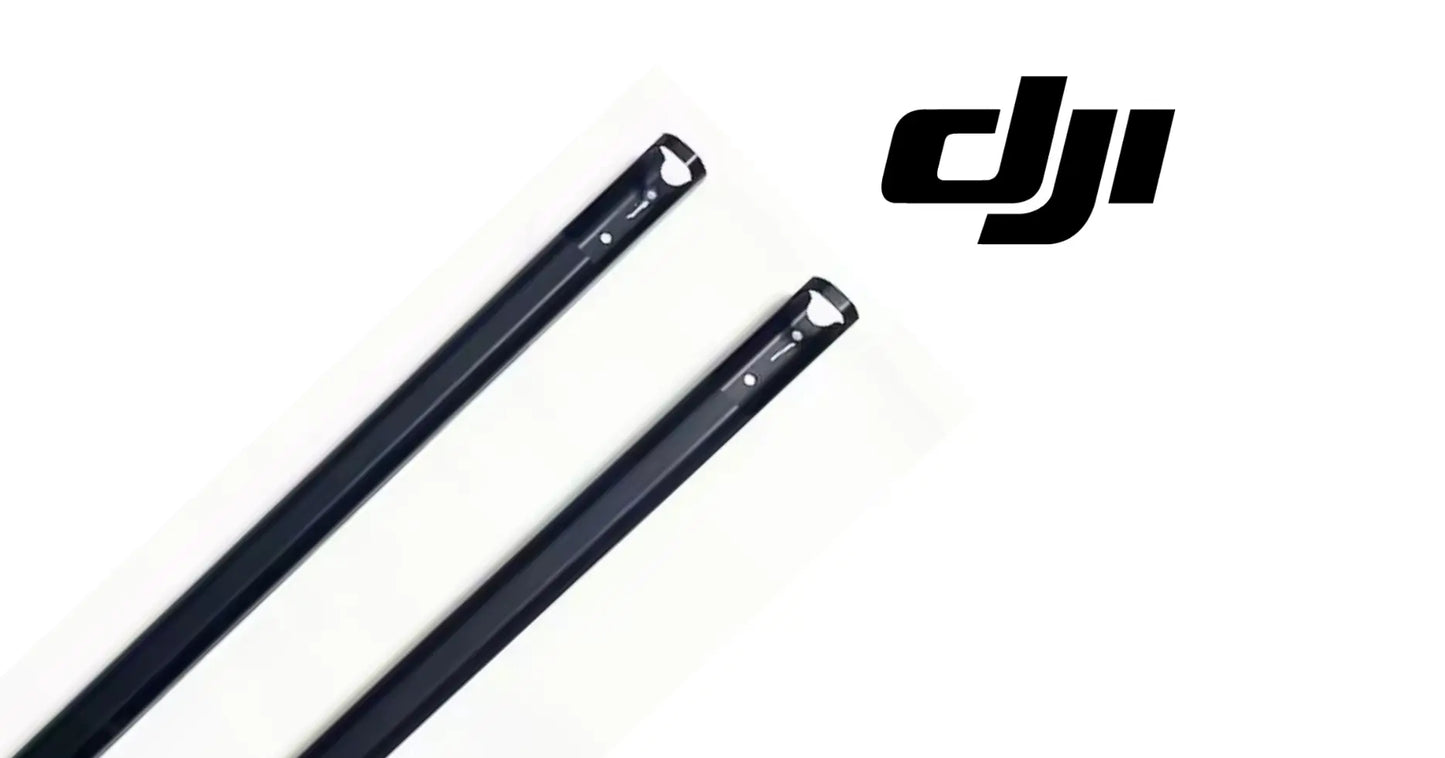 DJI T100 spray rod extension, two long black rods shown diagonally