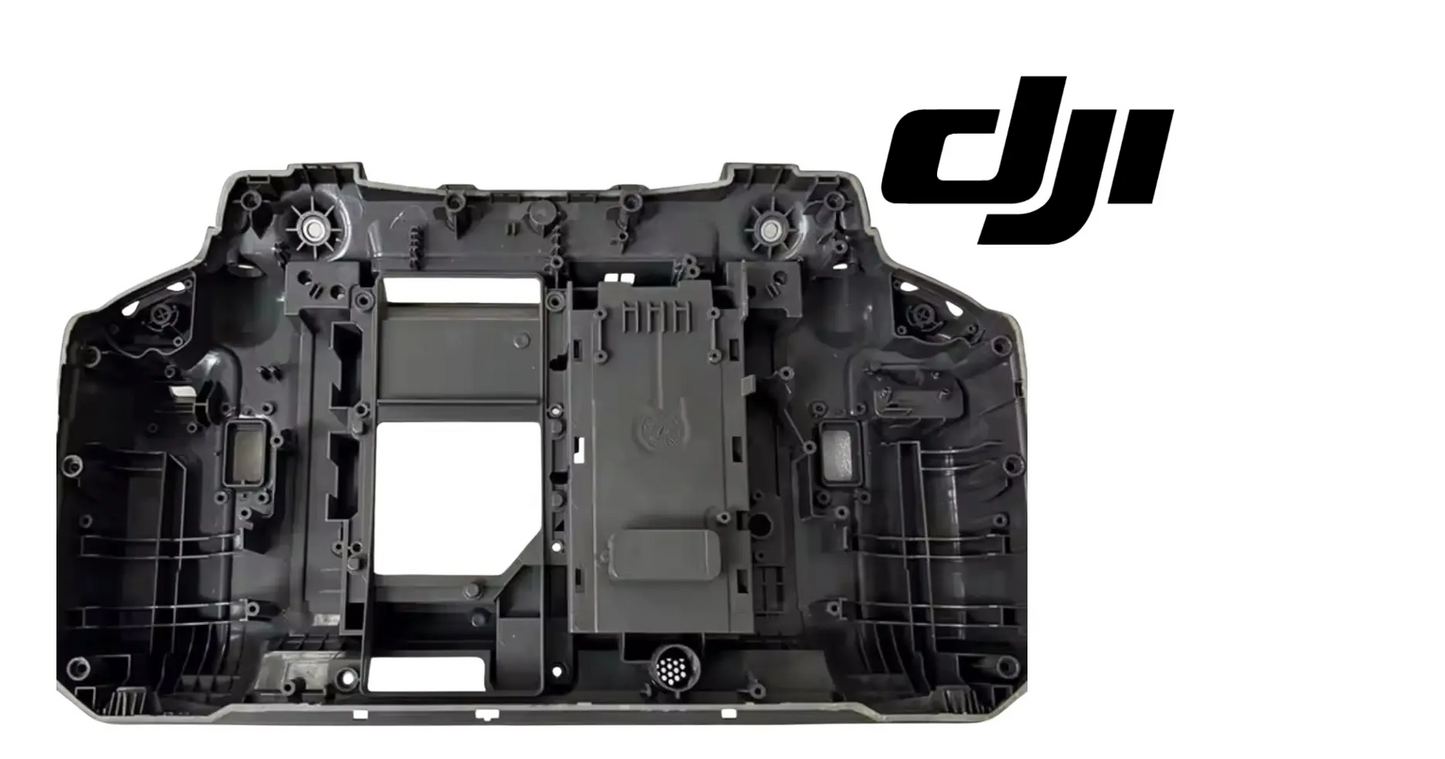 DJI remote controller body shell cover, black plastic with central frame cutout
