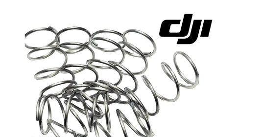 DJI metal compression spring set, coiled rings and loops.