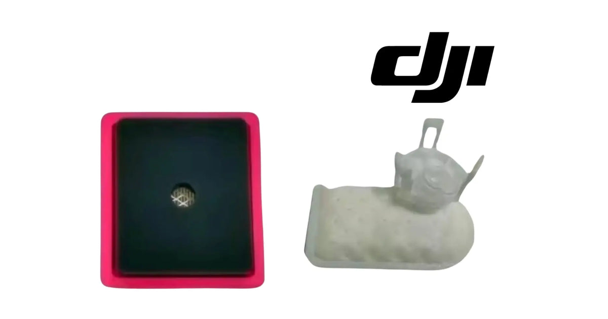 DJI generator oil filter service kit with foam filter and white plastic pump part