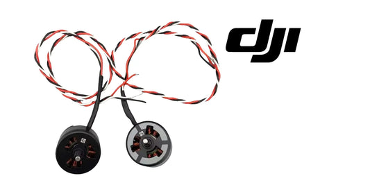 DJI Matrice 4 power motor set with black housings and red/white wire leads
