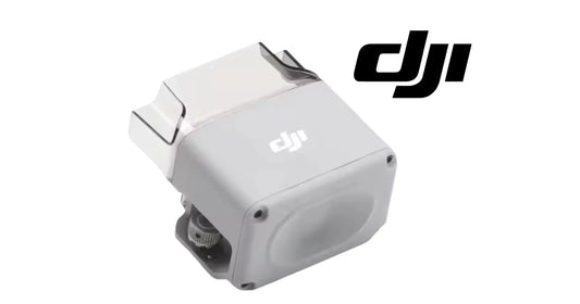 DJI Matrice 4 speaker module, light gray housing with black front grille