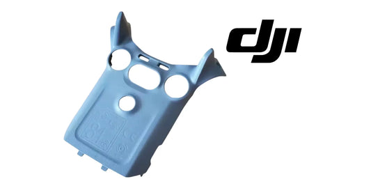 Blue bottom cover for DJI Mini 5 Pro with mounting tabs and opening cutouts