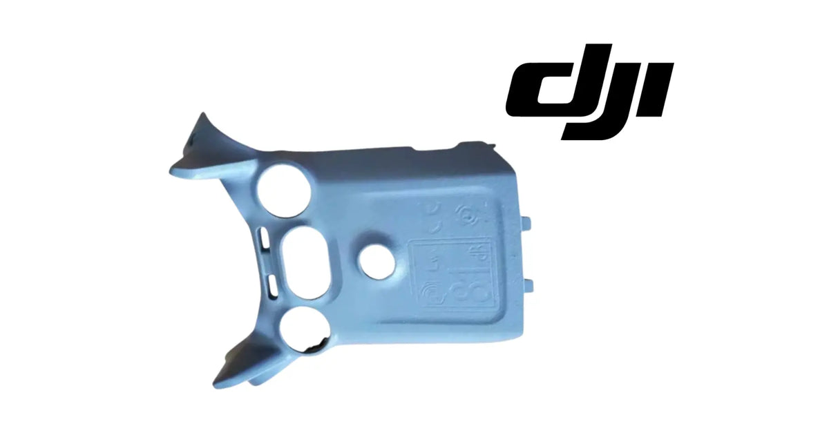 Blue OEM bottom cover for DJI Mini 5 Pro with screw and port openings