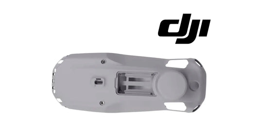 DJI Matrice 4T OEM upper shell, gray cover with access slot and circular control port