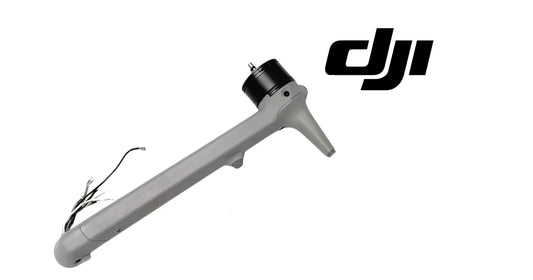 DJI Matrice 4T rear left arm, angled gray with black cylindrical mount
