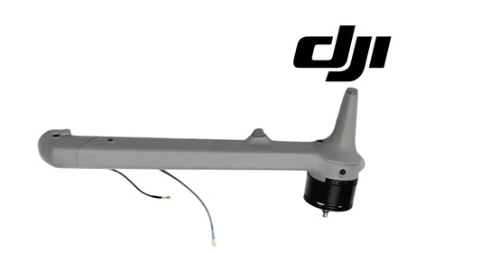 DJI Matrice 4T rear right arm, gray bar with black mounting pod and cables