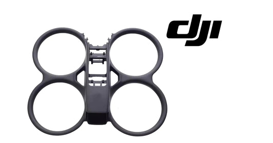 DJI Avata 2 OEM upper shell with four circular prop guards, dark gray