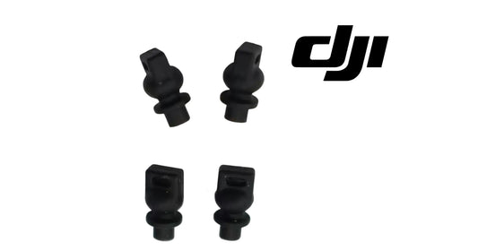 Black gimbal damper rubber set, six rubber isolator pieces