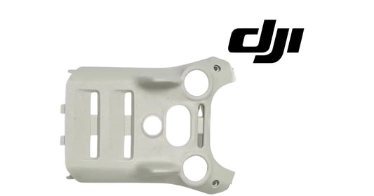 DJI OEM bottom shell for drone, light gray plastic with circular cutouts