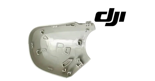 DJI Mini 4 Pro front right cover, light gray plastic housing with mounting points