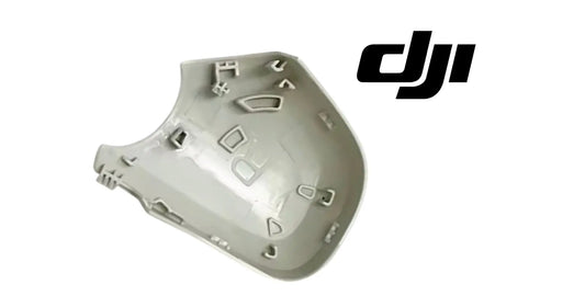 DJI Mini 4 Pro front right cover, light gray plastic housing with fastening tabs