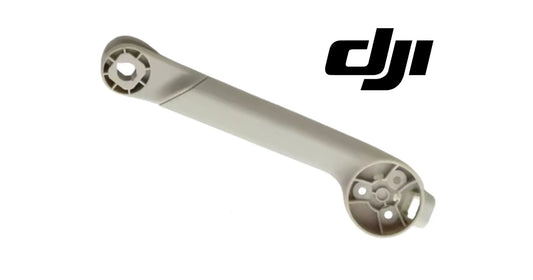 Light gray DJI rear right drone arm with circular bracket ends and fastener points