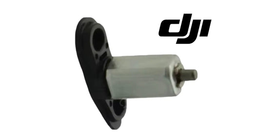 DJI rear axis mount with gray cylinder axle and black base bracket