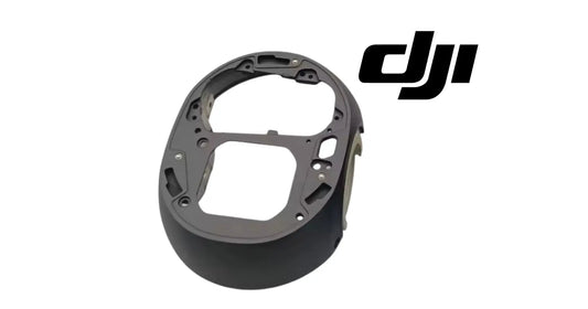 DJI replacement camera front frame cover with mounting holes, matte black