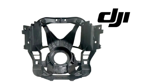 DJI gimbal damping board, black plastic frame with circular center and mounting holes