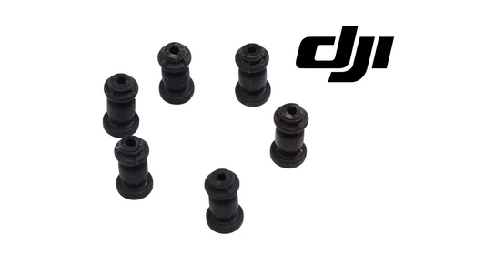 DJI gimbal shock absorber ball set, black rubber dampers, multiple pieces