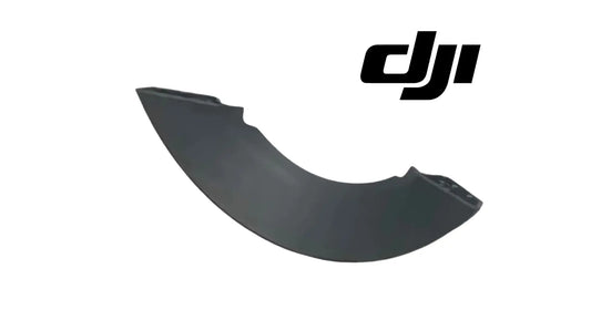 DJI replacement gimbal cover No. 6, wide curved dark gray shell