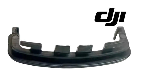 DJI gimbal cover replacement, dark gray/black curved guard with mounting tabs