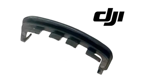 DJI gimbal cover replacement, curved dark guard piece with front notch openings