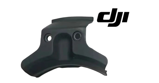 DJI gimbal cover No. 5, dark molded plastic cap with mounting holes