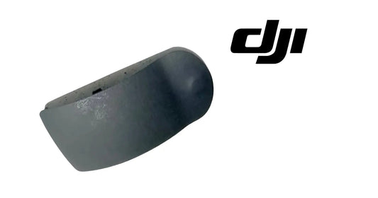 Dark blue gimbal cover cap with rounded end and curved protective shell