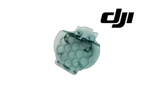 DJI Mavic gimbal cover No. 14, translucent teal protective cap with tabs