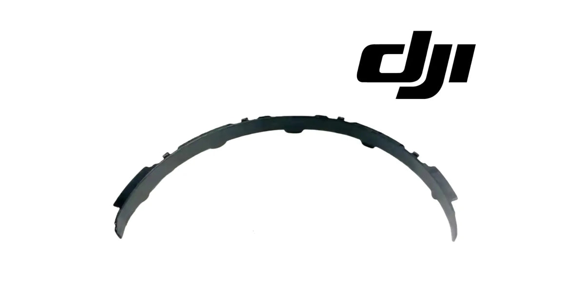DJI gimbal cover replacement, dark gray curved arc piece