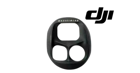Black UV lens cover with dual circular cutouts for DJI Mavic 4 Pro camera module